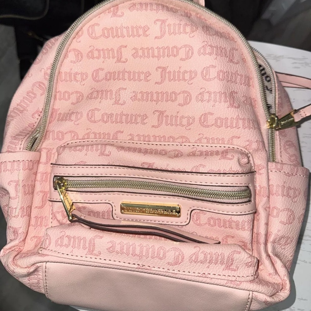 Juicy couture pink mini backpack